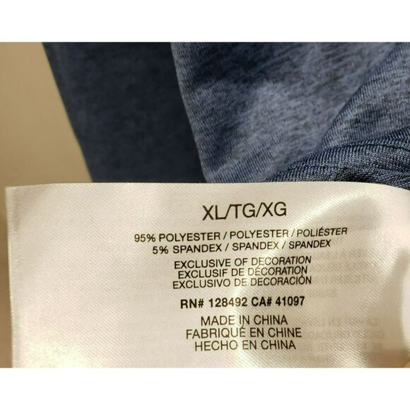 Greg Norman 1/4 Zip Pullover Shirt, Men's XL, Blue, Long Sleeve, Worn Once - Picture 7 of 7